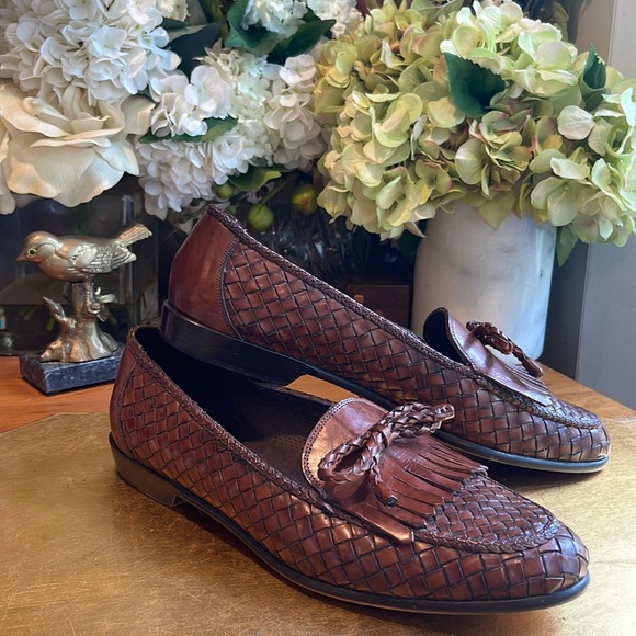 Cole Haan Other - Bragano by Cole Haan Woven Leather Loafers | Made in Italy